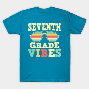 Back to School 7th Grade Vibes T-Shirt